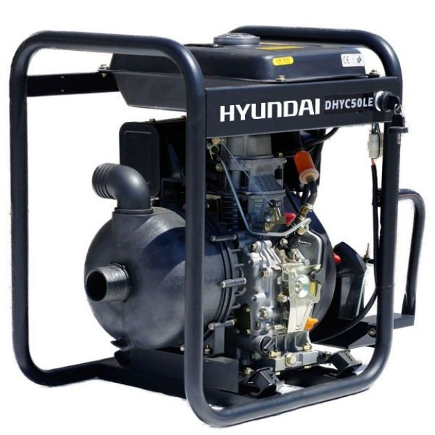 Picture of Hyundai 221cc Diesel 2" Water
Pump Electric Start 533L/Min
1 Year Warranty-HY-DHYC50LE