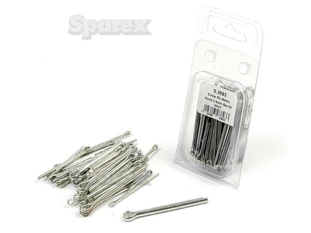 Picture of Assorted Split Pins 55 Pack
2.5mm Diamiter, 40-50mm Length-SP-3893