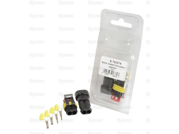 Picture of Superseal Block Connector-2
Way Kit (1 Male, 1 Female)-SP-792374