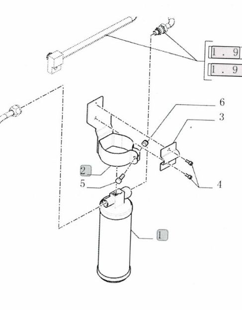 Picture of Bracket For Air Receiver-Dryer
Part No 87343822 Fits Various
Maxxum & Puma Models-87750158