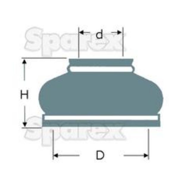 Picture of Track Rod End Rubber Boot For
Massey 135 & More OEM Part No
885486M91 1885486M1 1885486M91-SP-40193